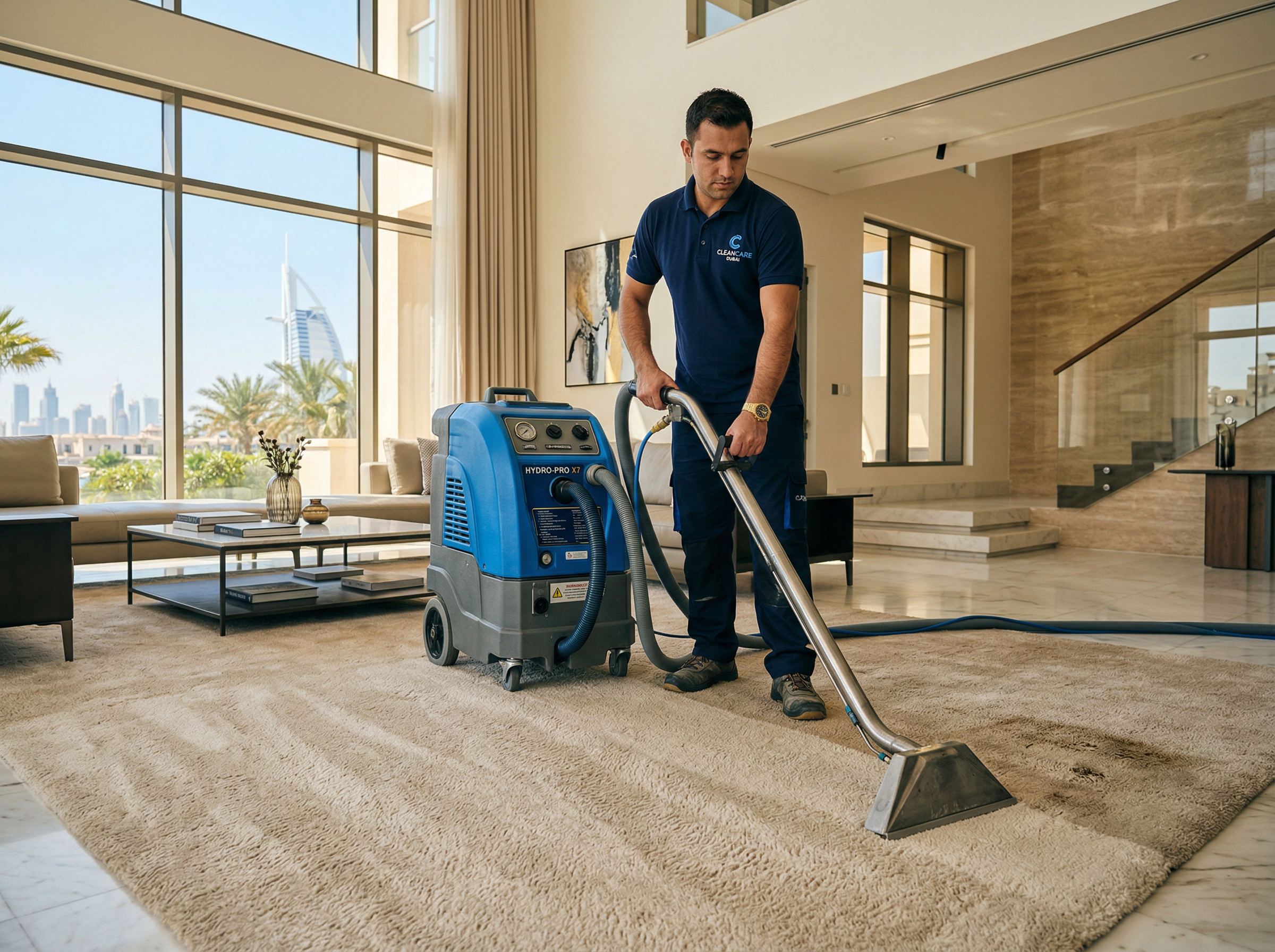 Carpet and upholstery cleaning in Dubai